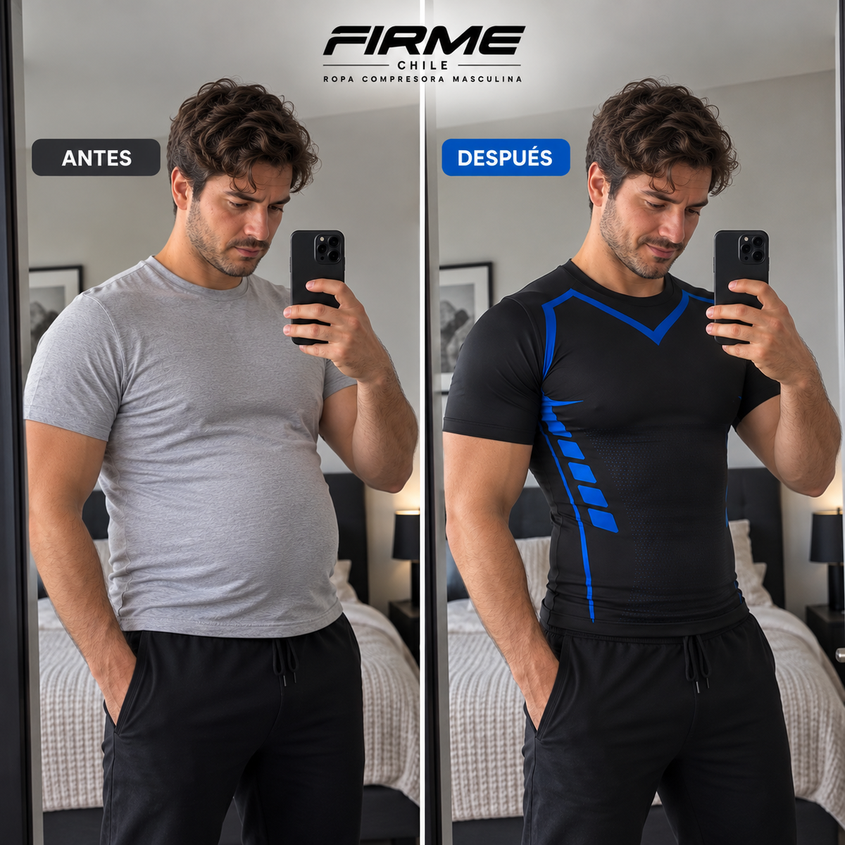 POLERA COMPRESORA FIRMEFIT™-MOLDEA TU FIGURA. POTENCIA TU CONFIANZA.