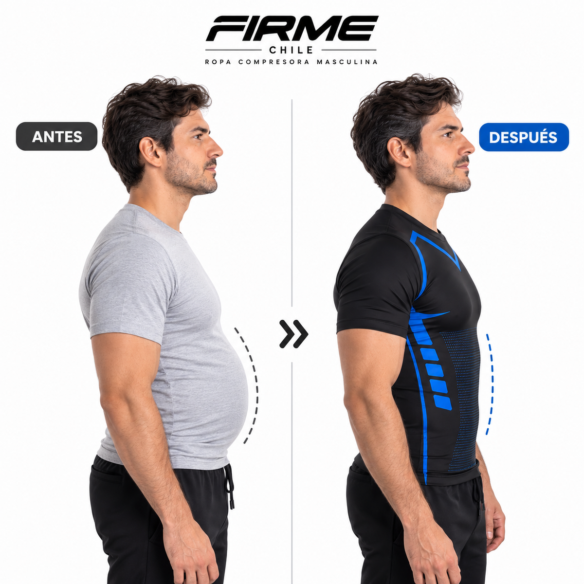 POLERA COMPRESORA FIRMEFIT™-MOLDEA TU FIGURA. POTENCIA TU CONFIANZA.