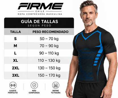 POLERA COMPRESORA FIRMEFIT™-MOLDEA TU FIGURA. POTENCIA TU CONFIANZA.