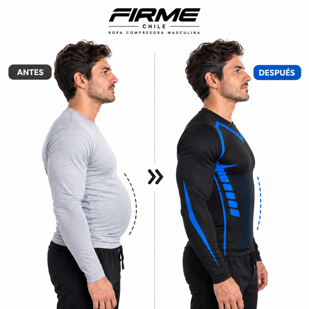 POLERA COMPRESORA FIRMEFIT™-MOLDEA TU FIGURA. POTENCIA TU CONFIANZA.