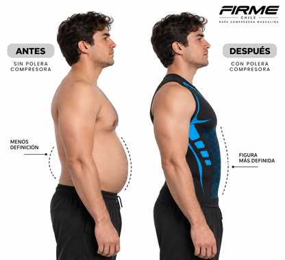 POLERA COMPRESORA FIRMEFIT™-MOLDEA TU FIGURA. POTENCIA TU CONFIANZA.