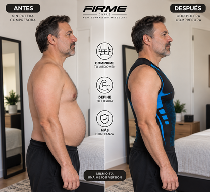 POLERA COMPRESORA FIRMEFIT™-MOLDEA TU FIGURA. POTENCIA TU CONFIANZA.