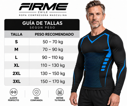 POLERA COMPRESORA FIRMEFIT™-MOLDEA TU FIGURA. POTENCIA TU CONFIANZA.