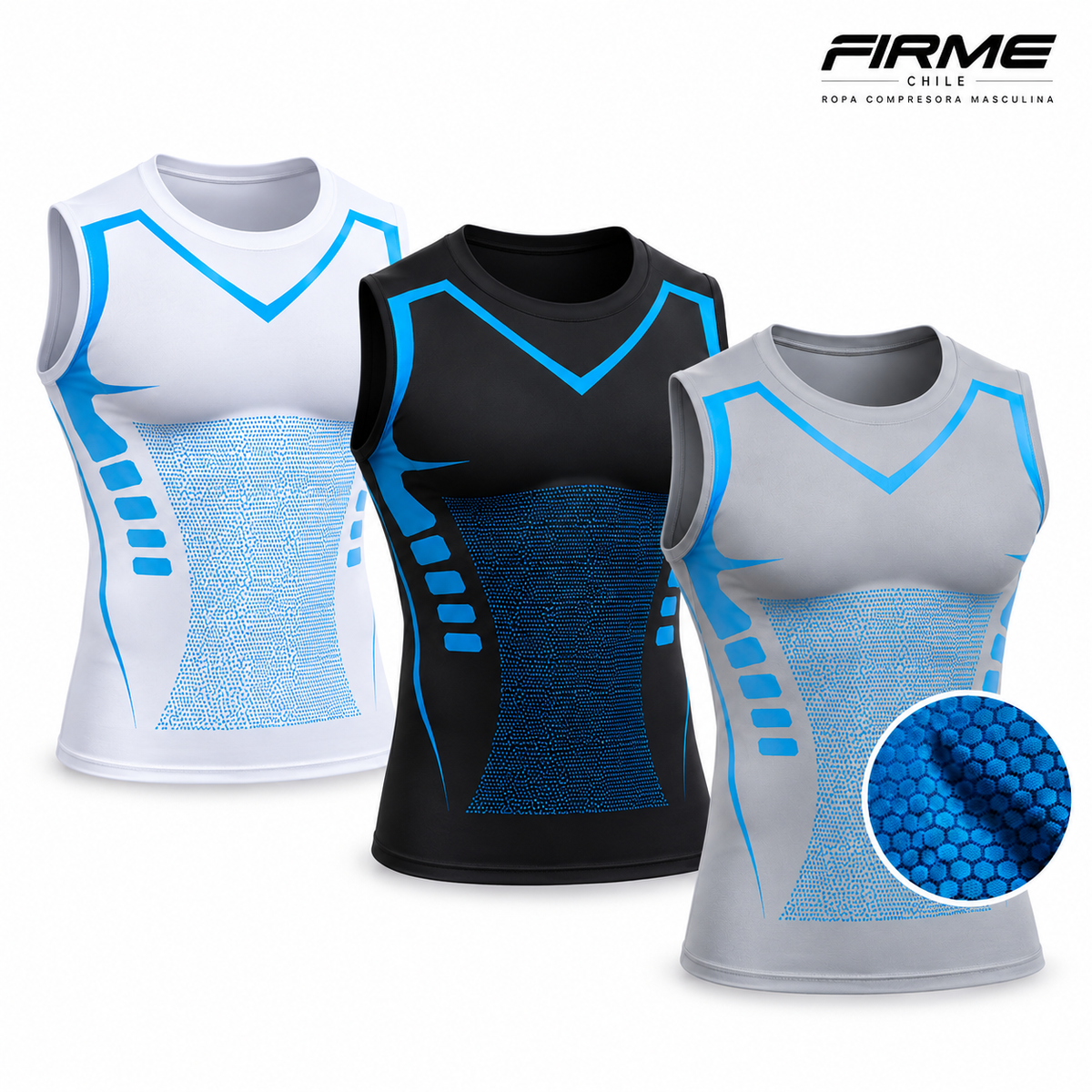 POLERA COMPRESORA FIRMEFIT™-MOLDEA TU FIGURA. POTENCIA TU CONFIANZA.